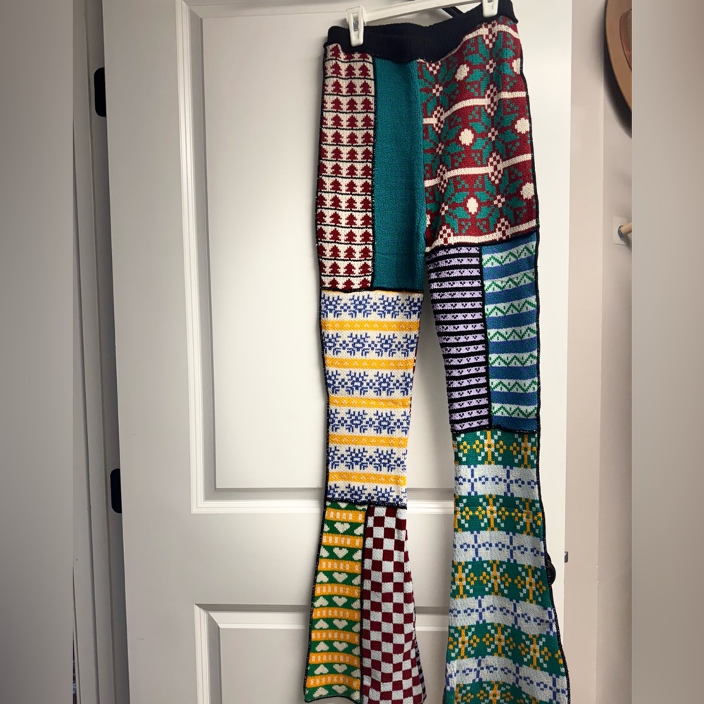 Free people The Ragged Priest Multicolor Patchwork Pants - Picture 2 of 3